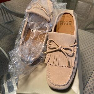 Donald Pliner suede loafers